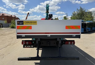 JAC N350 6×4 (35т) КМУ HKTC-8016 (8т) БОРТ 7,5×2,54×0,6м